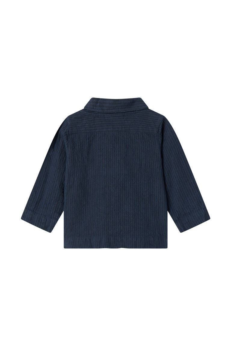 Tovas - Chambray - Dark Blue Stripe van MarMar Copenhagen | Kids Conceptstore Le Fanfare