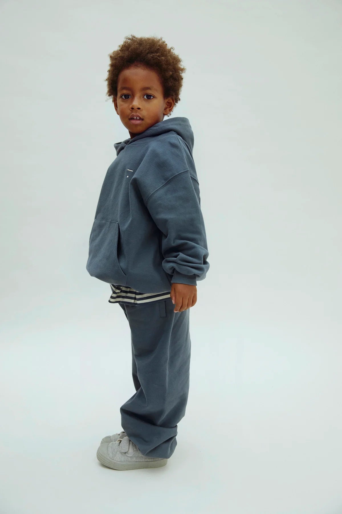 Track Pants Blue Grey van Gray Label | Kids Conceptstore Le Fanfare