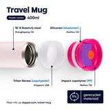 Travel Mug (300 ml) - Berry Pink van Dopper | Kids Conceptstore Le Fanfare