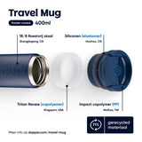 Travel Mug (400 ml) - Breaker Blue van Dopper | Kids Conceptstore Le Fanfare