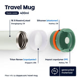 Travel Mug (400 ml) - Forest Green van Dopper | Kids Conceptstore Le Fanfare