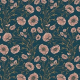 Treasured - Poppy Flow - Black van Boråstapeter | Kids Conceptstore Le Fanfare