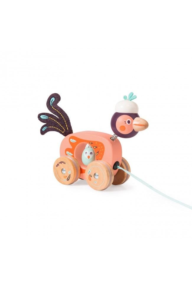 Trekvogel Op Wielen Dans La Jungle van Moulin Roty | Kids Conceptstore Le Fanfare
