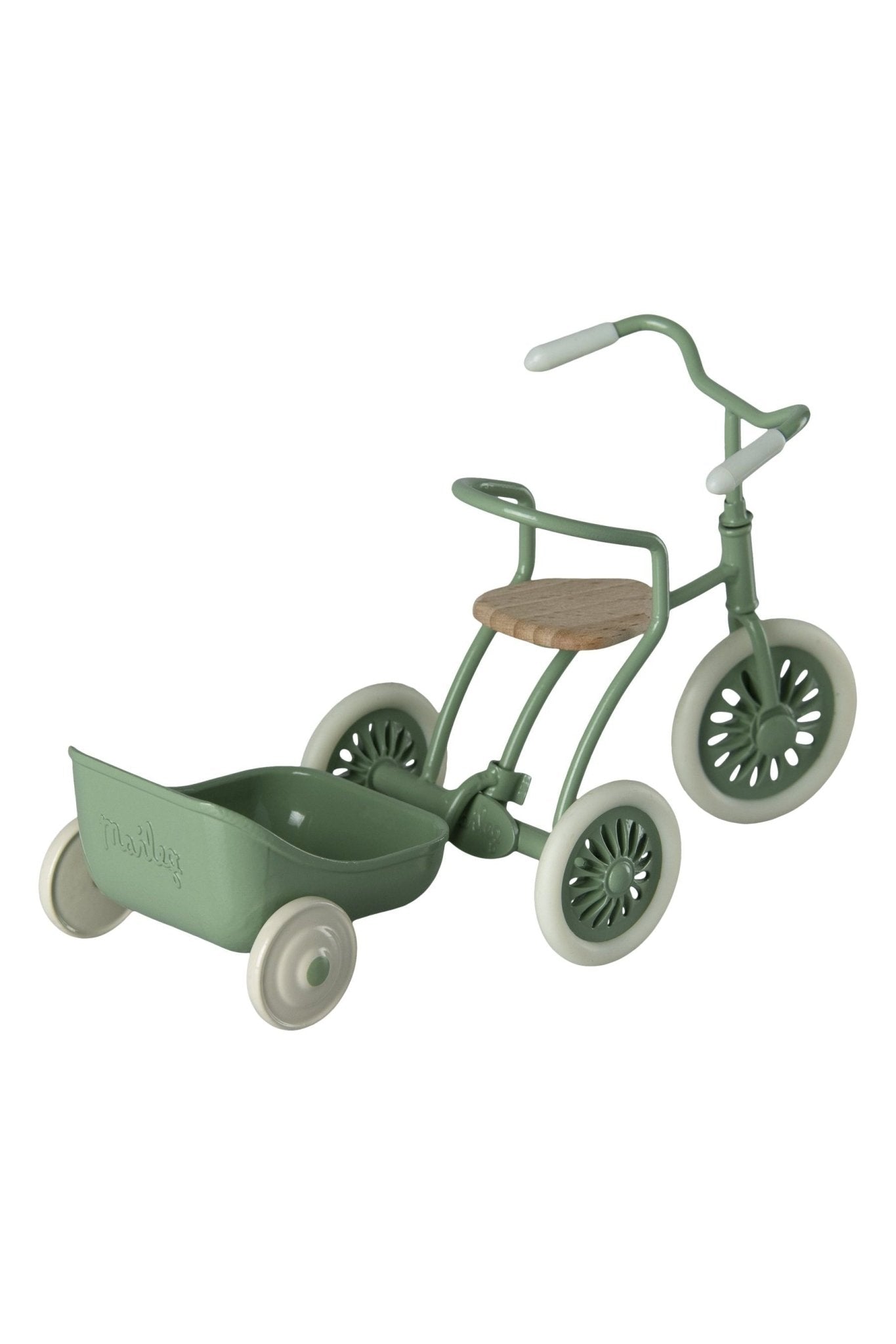 Tricycle Hanger, Mouse - Green van Maileg | Kids Conceptstore Le Fanfare