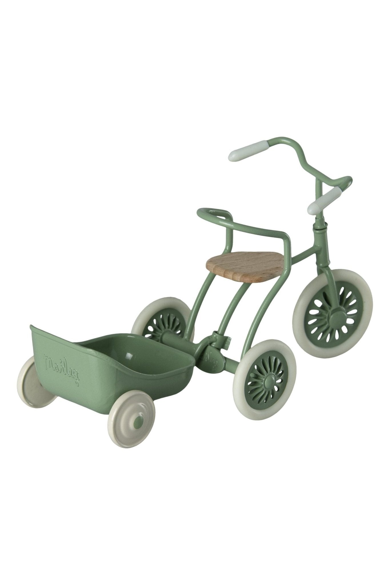 Tricycle Hanger, Mouse - Green van Maileg | Kids Conceptstore Le Fanfare