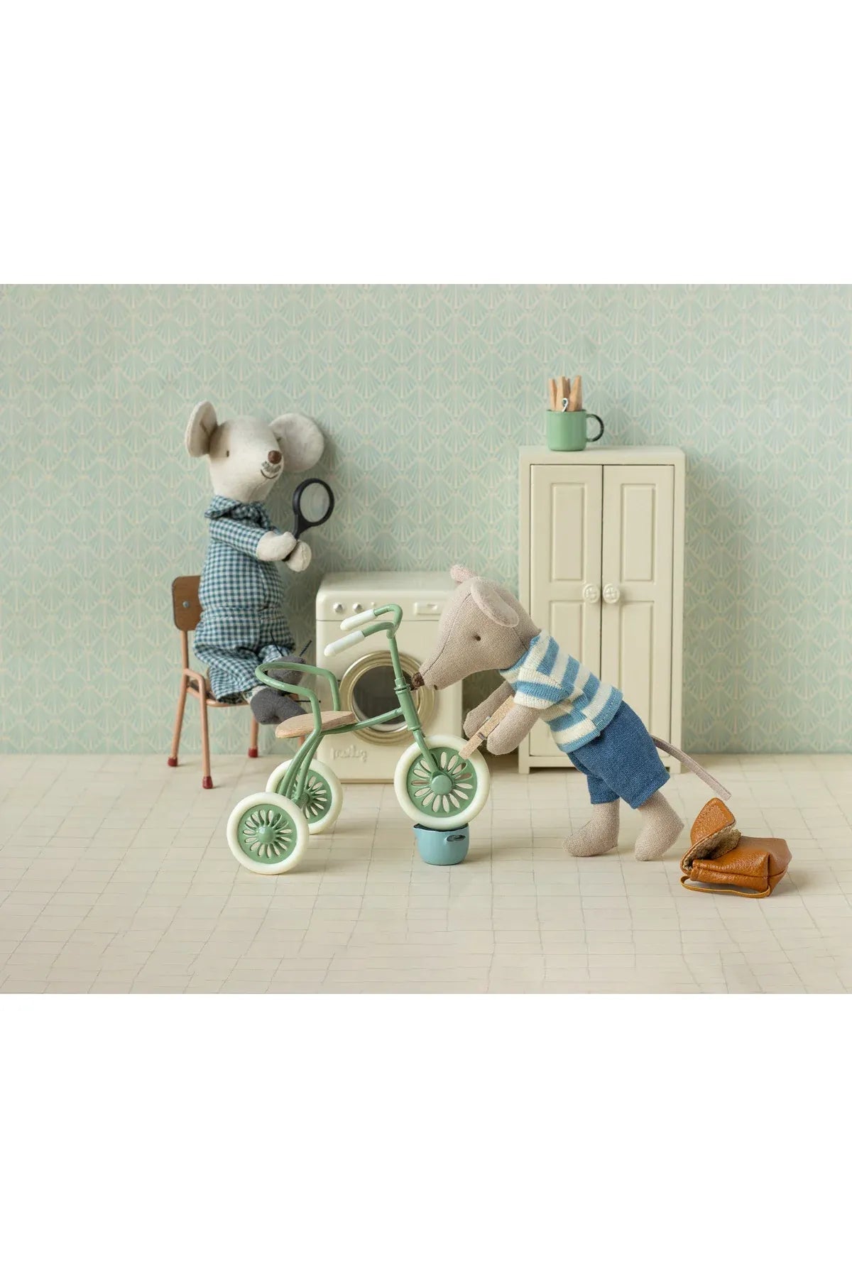 Tricycle mouse, Big brother Brown van Maileg | Kids Conceptstore Le Fanfare