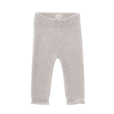 Trig Merino Wool Trousers - Soft Grey Melange van Donsje Amsterdam | Kids Conceptstore Le Fanfare