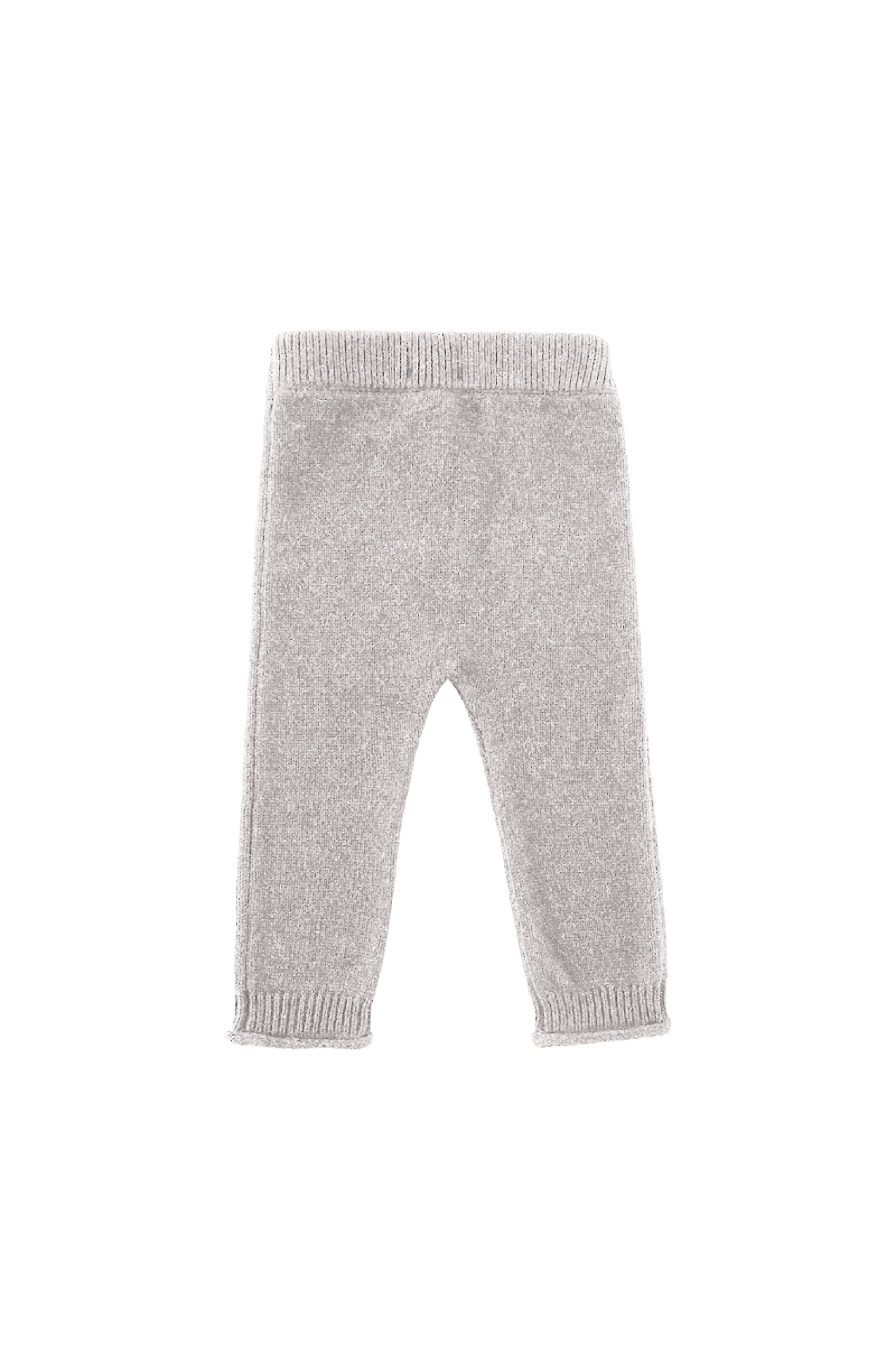 Trig Merino Wool Trousers - Soft Grey Melange van Donsje Amsterdam | Kids Conceptstore Le Fanfare