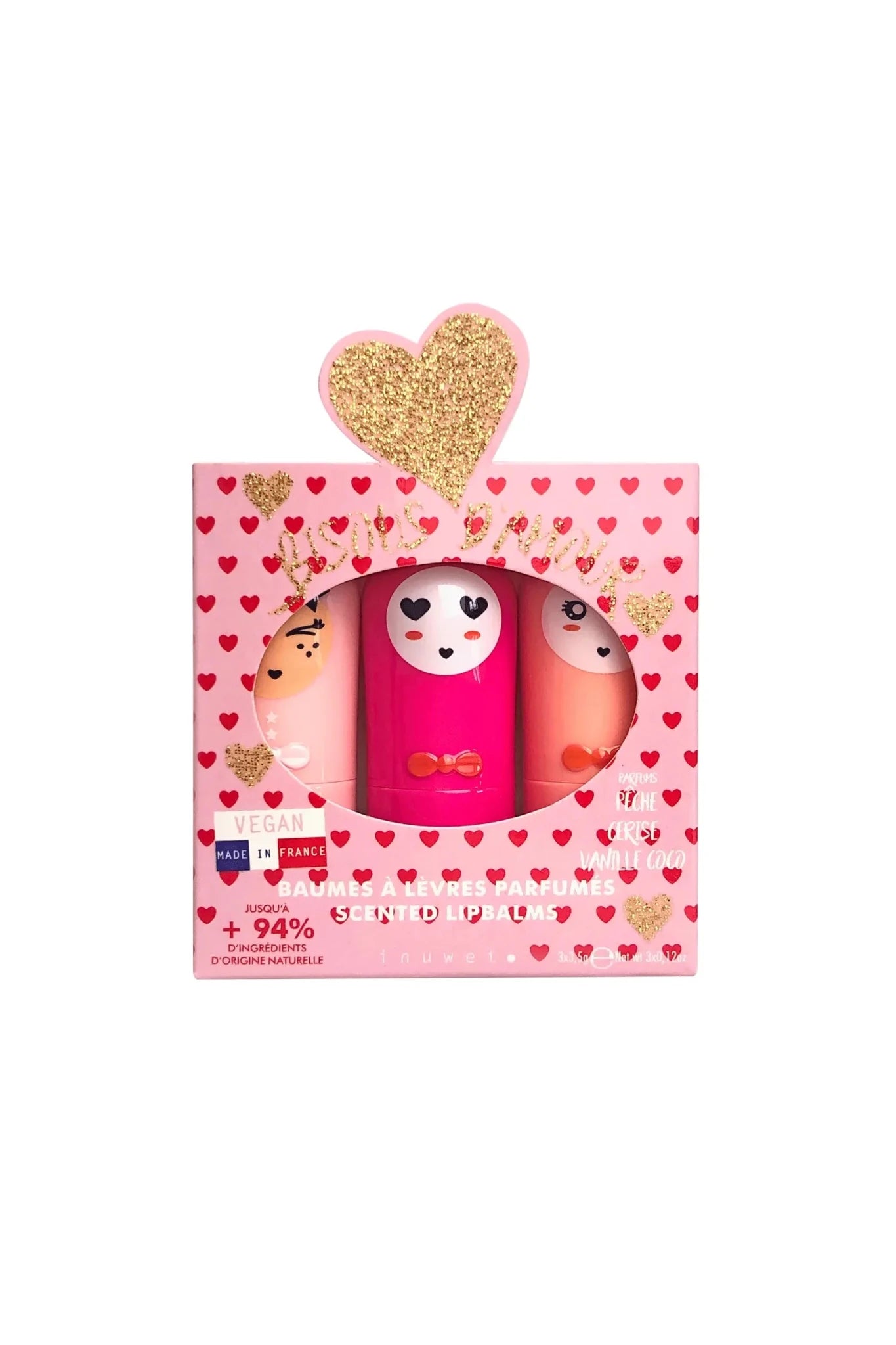 Trio Gift Set - Bisous d'Amour van Inuwet | Kids Conceptstore Le Fanfare