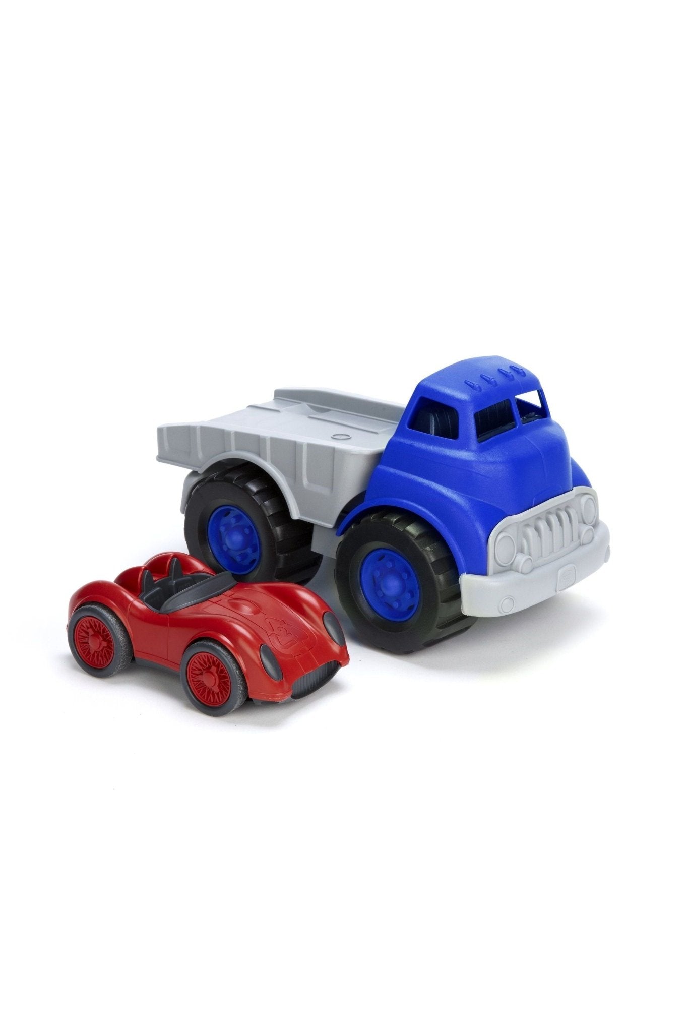 Truck met racewagen - gerecycled van Green Toys | Kids Conceptstore Le Fanfare