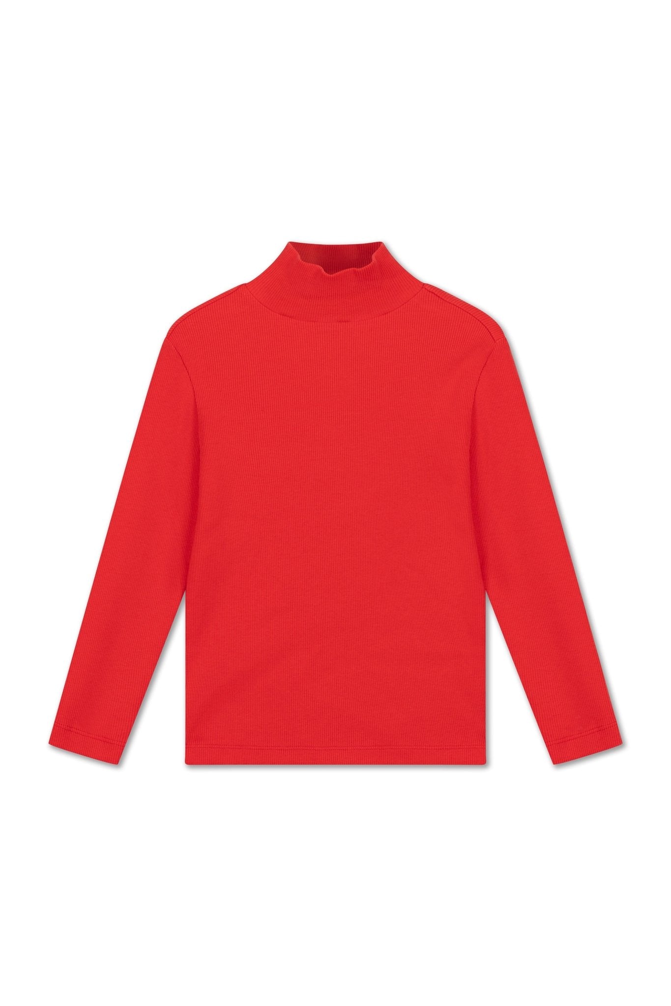 Turtle neck - Firecracker red van Repose AMS | Kids Conceptstore Le Fanfare