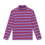Turtle neck - Multi color stripe van Repose AMS | Kids Conceptstore Le Fanfare