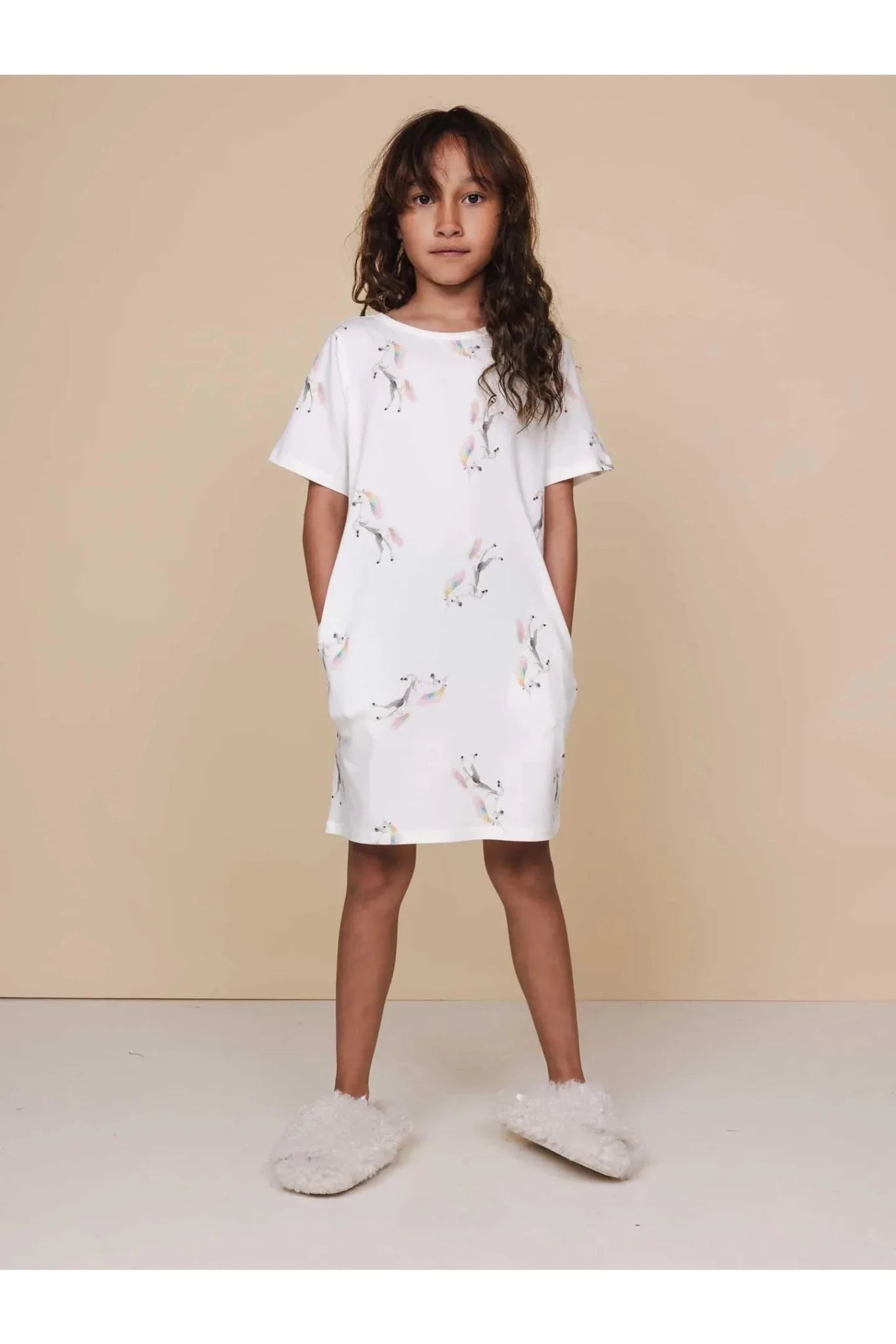 Unicorn Classics T-shirt Dress Kids van Snurk | Kids Conceptstore Le Fanfare