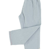 unisex trousers - ecru w/ indigo stripes