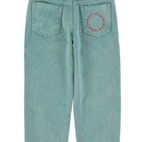 unisex trousers - washed green