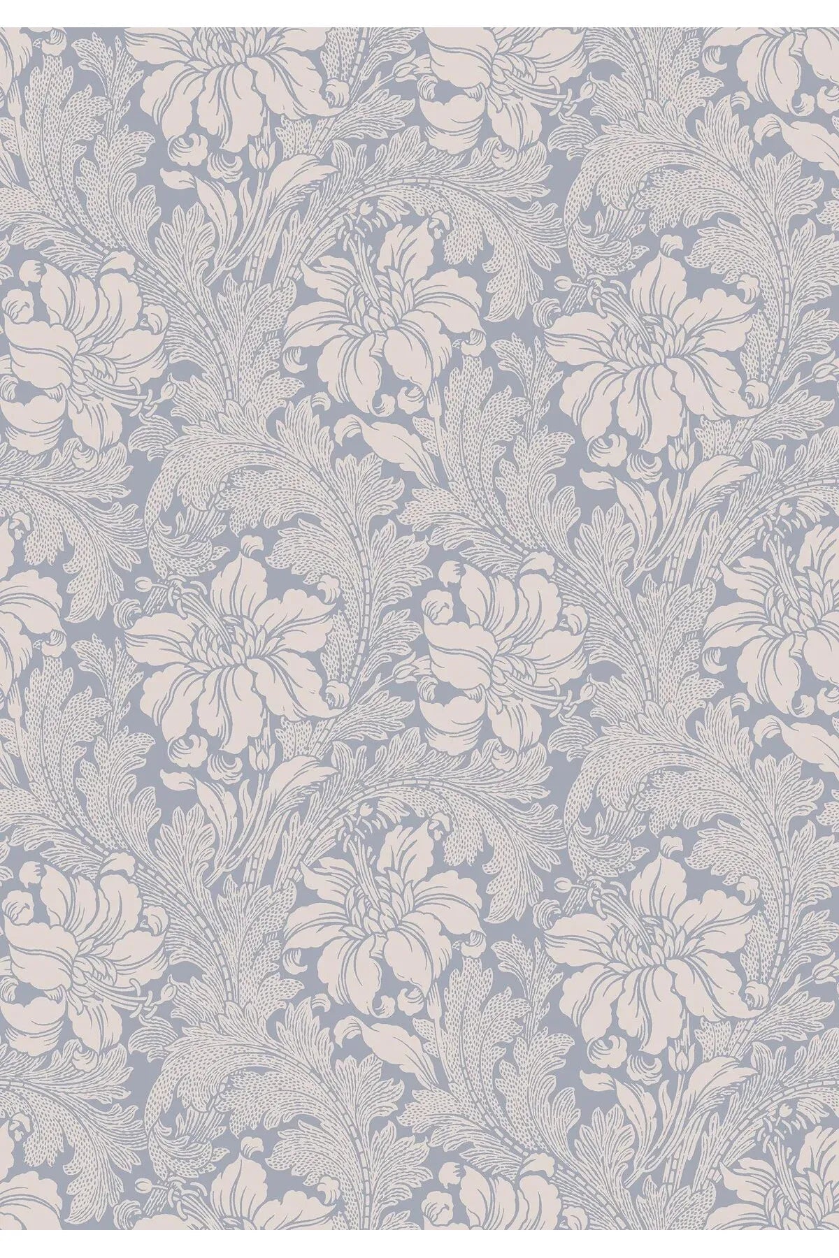 Vart Arkiv - Acanthus - Blue van Boråstapeter | Kids Conceptstore Le Fanfare