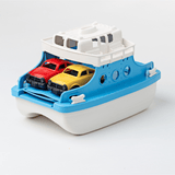 Veerboot met auto's - blauw/wit van Green Toys | Kids Conceptstore Le Fanfare
