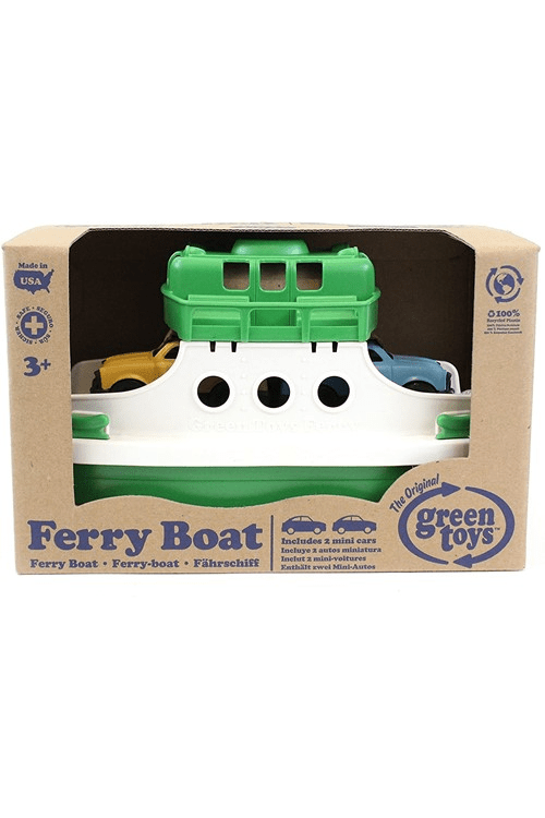 Veerboot met Auto's (groen) van Green Toys | Kids Conceptstore Le Fanfare