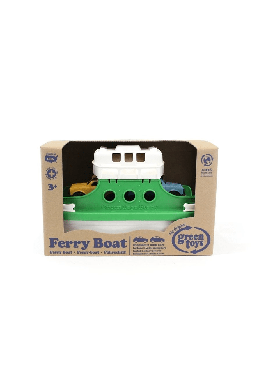 Veerboot met Auto's (groen) van Green Toys | Kids Conceptstore Le Fanfare