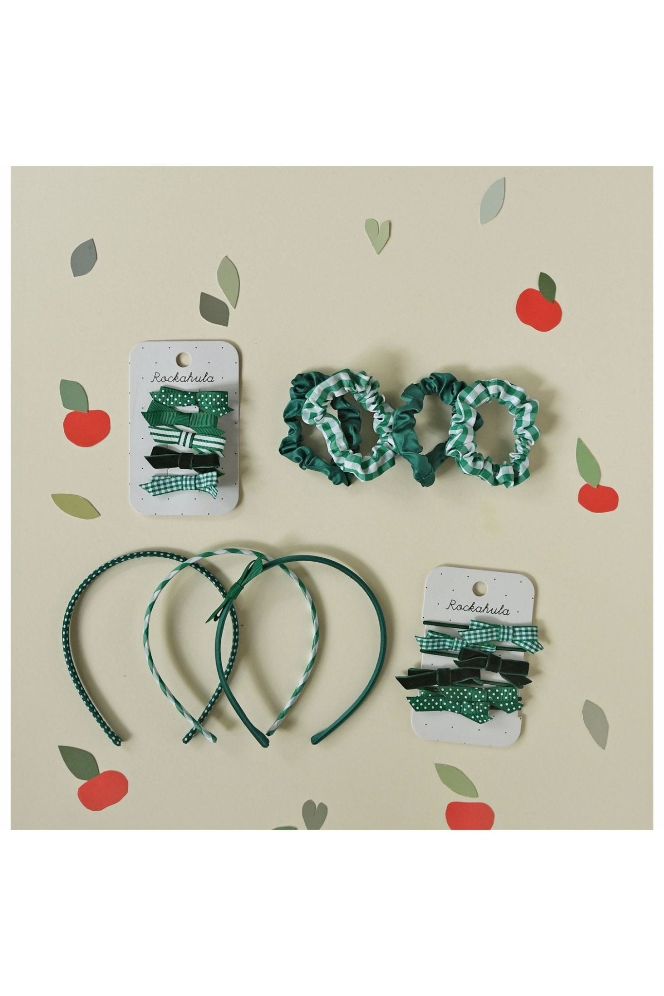 Velvet Bow School Set Green van Rockahula | Kids Conceptstore Le Fanfare
