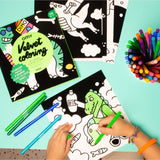 VELVET COLORING - DINO van OMY | Kids Conceptstore Le Fanfare