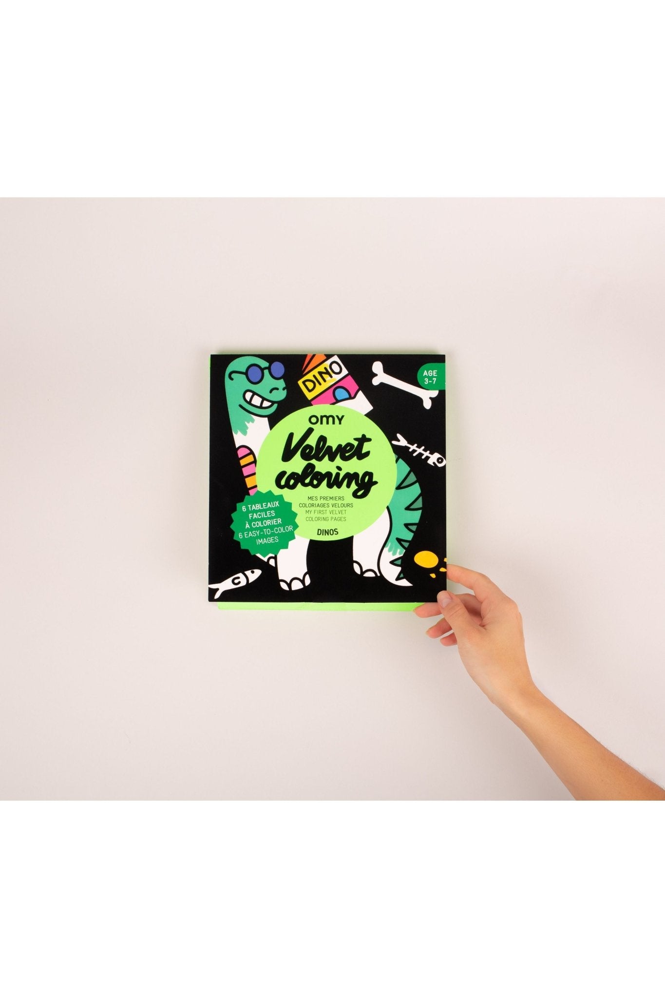 VELVET COLORING - DINO van OMY | Kids Conceptstore Le Fanfare