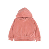 Velvet hoodie - Peony van Búho | Kids Conceptstore Le Fanfare