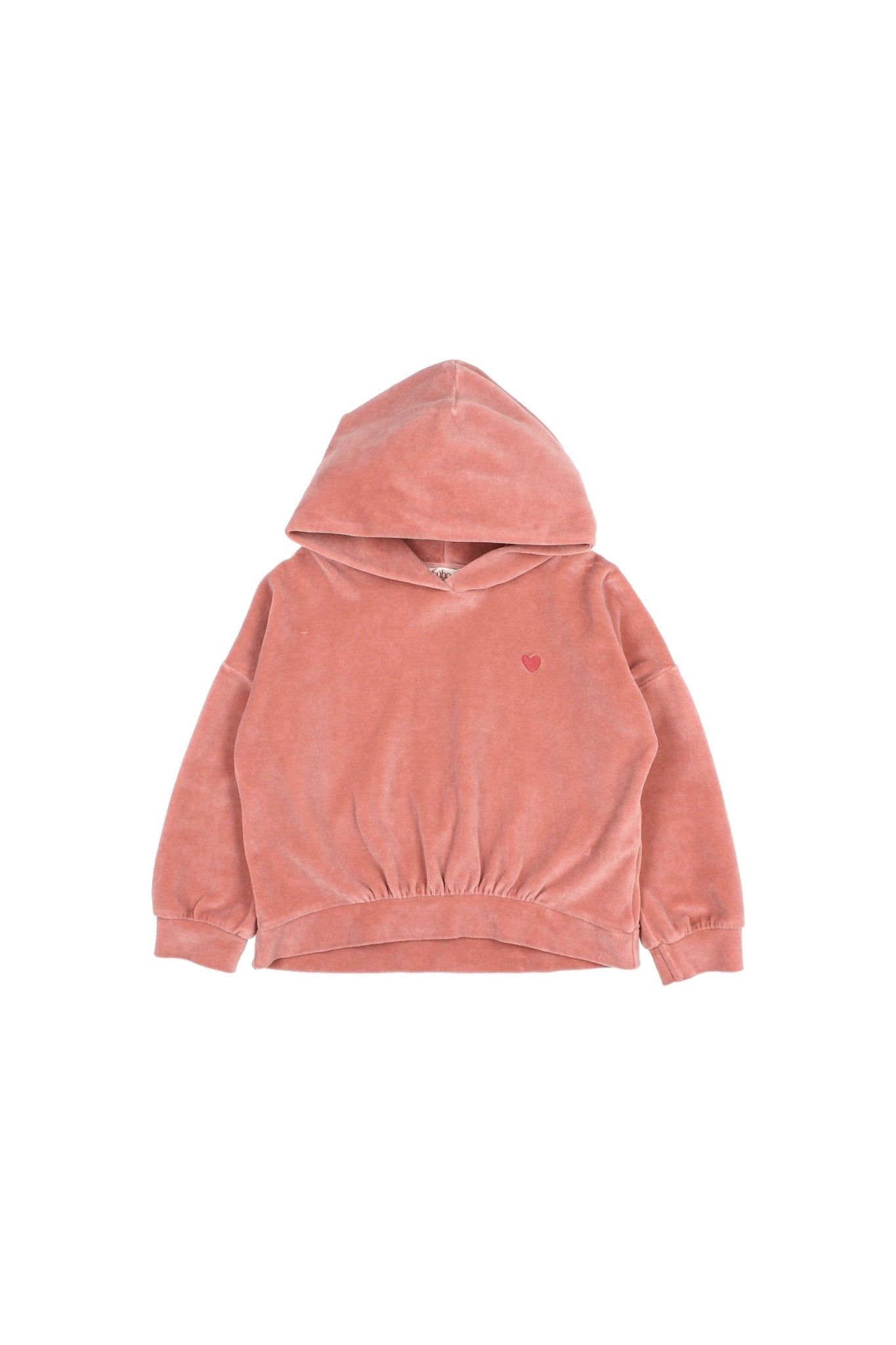 Velvet hoodie - Peony van Búho | Kids Conceptstore Le Fanfare
