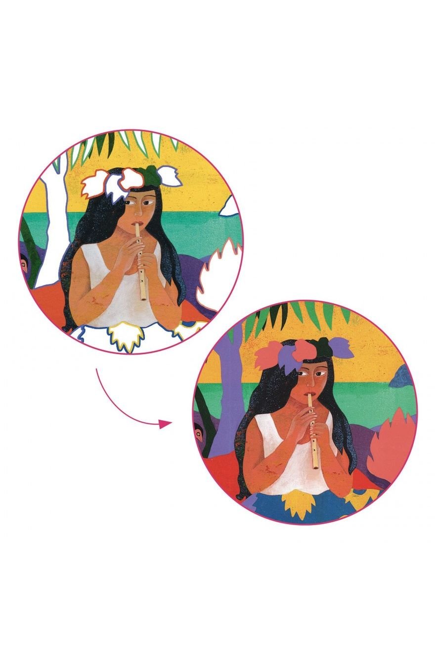 Verfkaarten - Polynesie van Djeco | Kids Conceptstore Le Fanfare