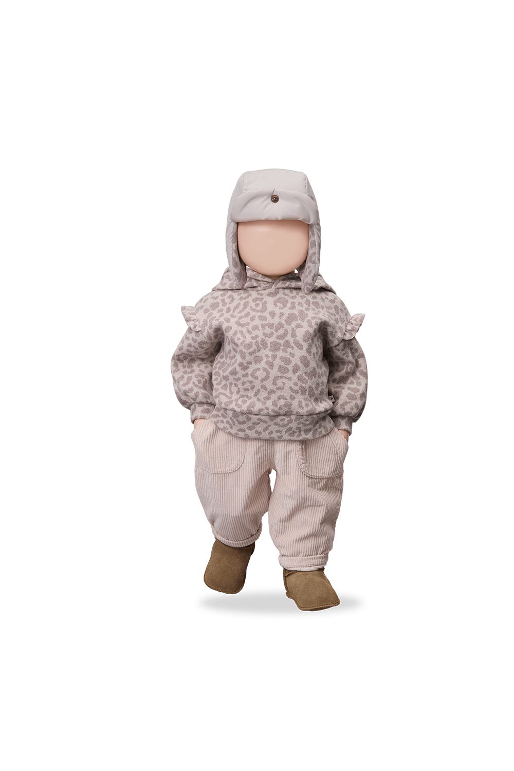 Victoria lined girly pants - nude van 1+ in the family | Kids Conceptstore Le Fanfare