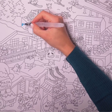 COLORING POSTER - I LOVE WINTER