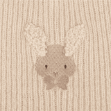 Vikkie Merino Wool Dress | Fluffy Bunny - Soft Sand van Donsje Amsterdam | Kids Conceptstore Le Fanfare