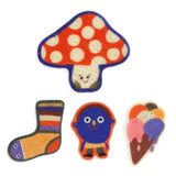 Vilten stickers (60 st) - de grappige van Djeco | Kids Conceptstore Le Fanfare