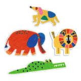 Vilten stickers (60 st) - dieren overal! van Djeco | Kids Conceptstore Le Fanfare