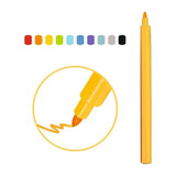 Viltstiften 10st - Regenboog van Djeco | Kids Conceptstore Le Fanfare