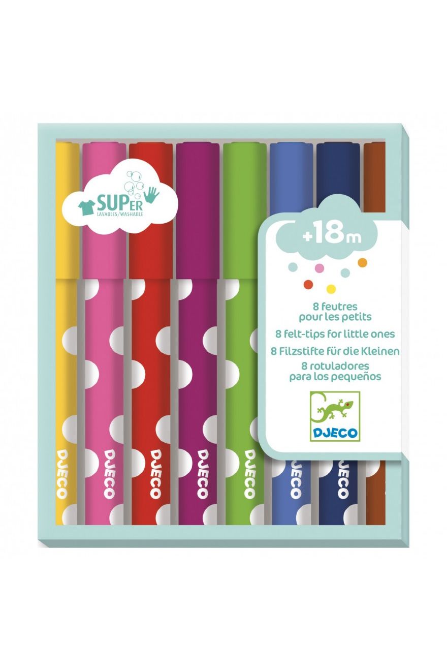 Viltstiften Uitwasbaar van Djeco | Kids Conceptstore Le Fanfare