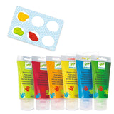 Vingerverf - 6 tubes van Djeco | Kids Conceptstore Le Fanfare