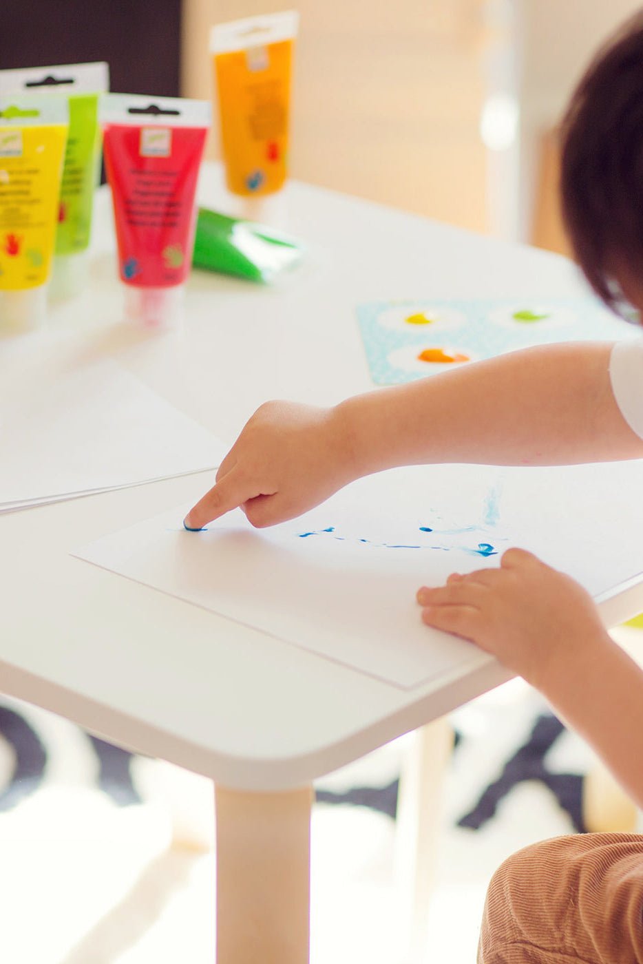 Vingerverf - 6 tubes van Djeco | Kids Conceptstore Le Fanfare