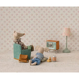 Vintage floor lamp, Mouse Mint van Maileg | Kids Conceptstore Le Fanfare