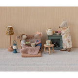 Vintage lantern, Mouse - Blue van Maileg | Kids Conceptstore Le Fanfare