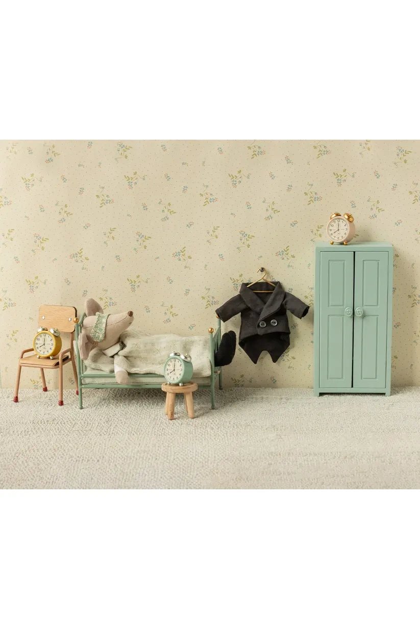 Vintage single bed, Mouse - Mint van Maileg | Kids Conceptstore Le Fanfare