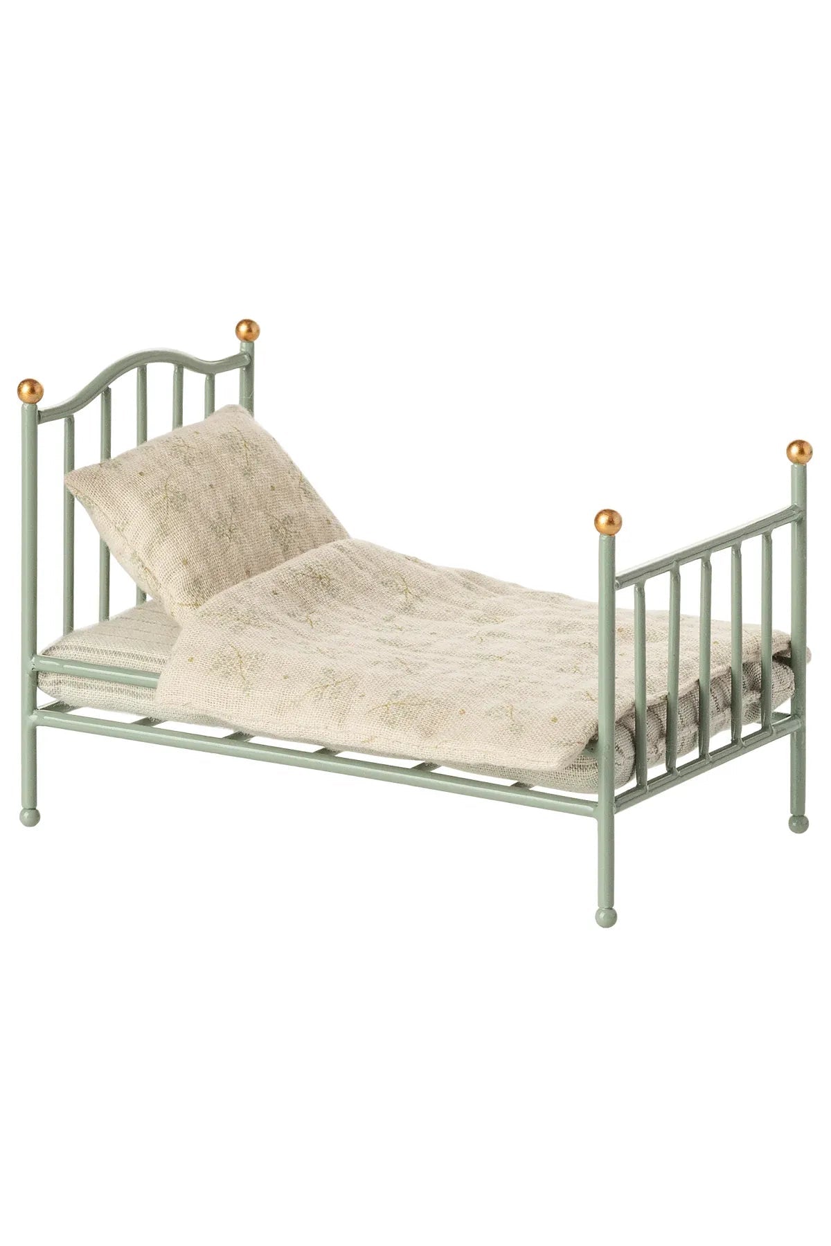 Vintage single bed, Mouse - Mint van Maileg | Kids Conceptstore Le Fanfare