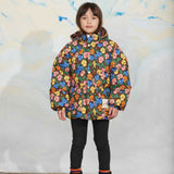 Violas aop heavy puffer - Multi van Mini Rodini | Kids Conceptstore Le Fanfare