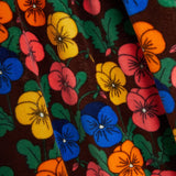 Violas aop velour dress - Multi van Mini Rodini | Kids Conceptstore Le Fanfare