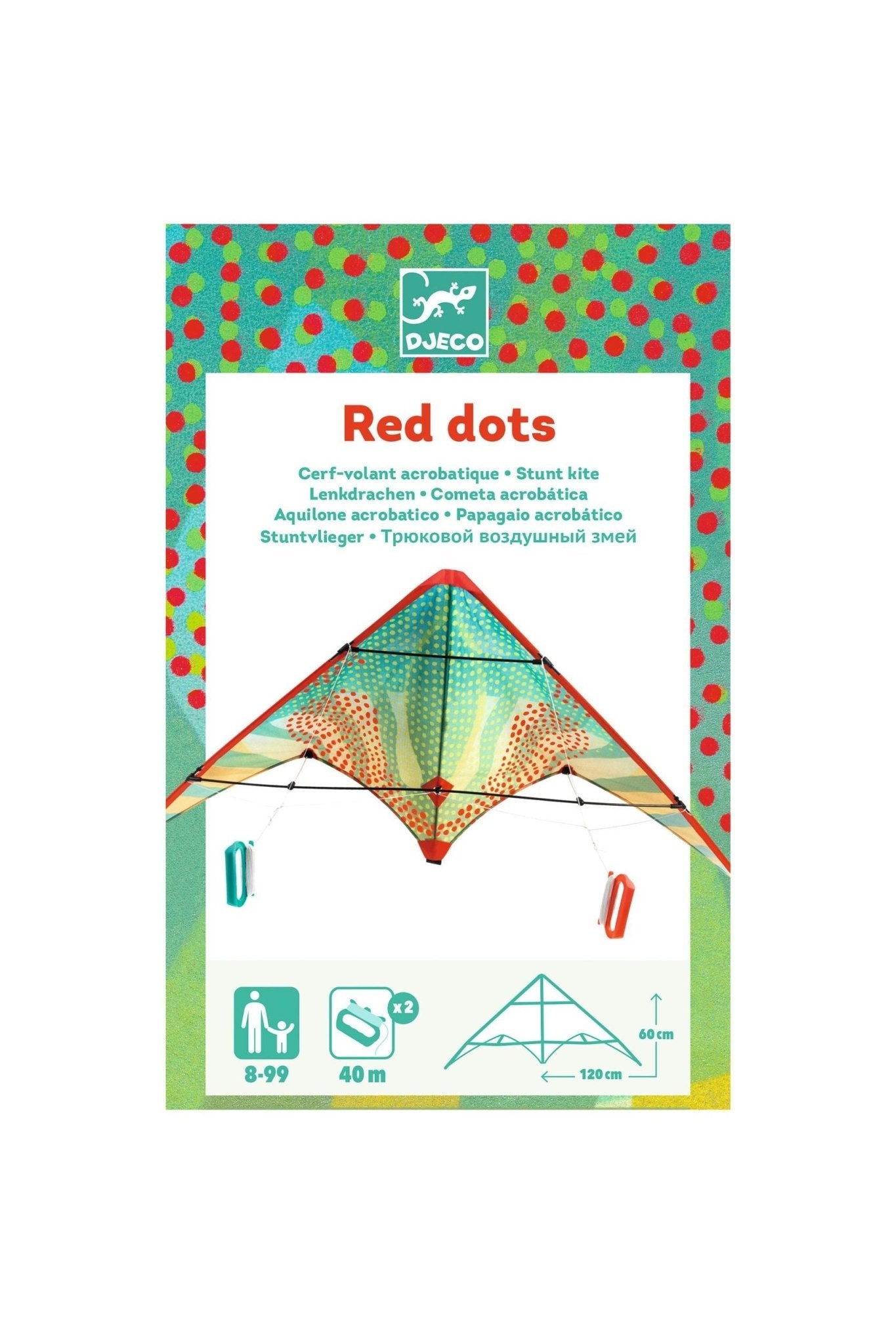 Vlieger - Red Dots van Djeco | Kids Conceptstore Le Fanfare