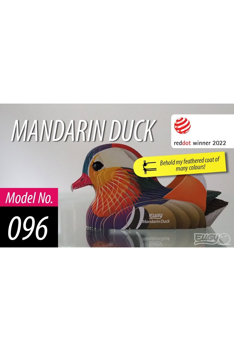 Vogel - Mandarijn Eend van Eugy | Kids Conceptstore Le Fanfare