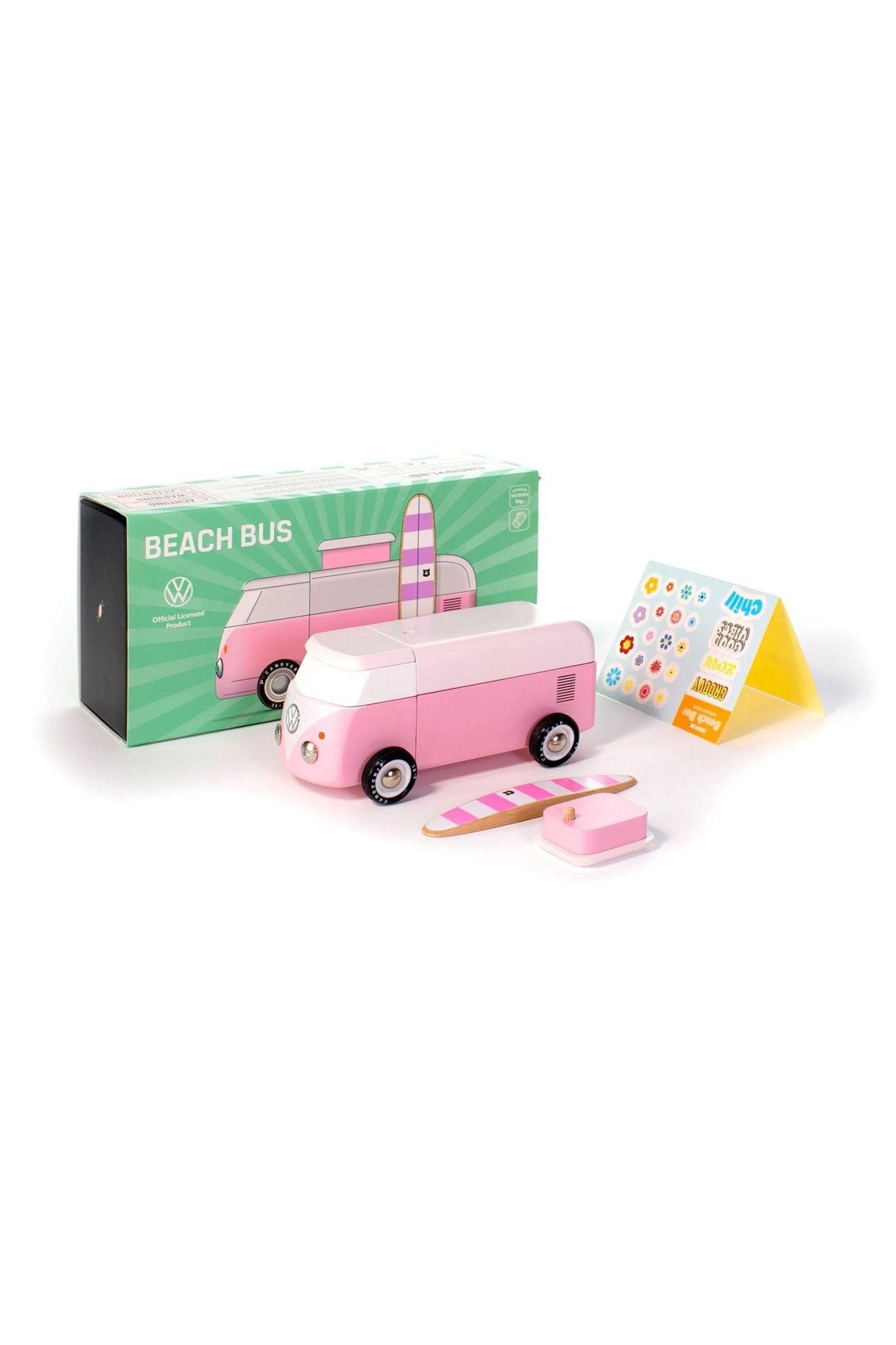 VW Beach Bus - Pink van Candylab Toys | Kids Conceptstore Le Fanfare
