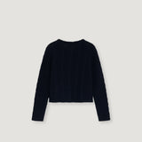 Lark Cardigan Black Iris
