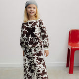 TNS Logo Jogging Cow Print