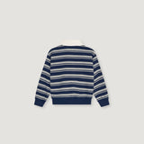 Glowee Polo Black Iris Stripe